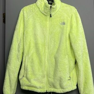Womans Large yellow North Face jacket